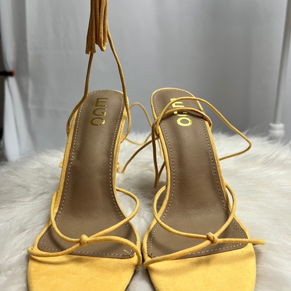 Ego Official Yellow Strapped Heel - Picture 2 of 7